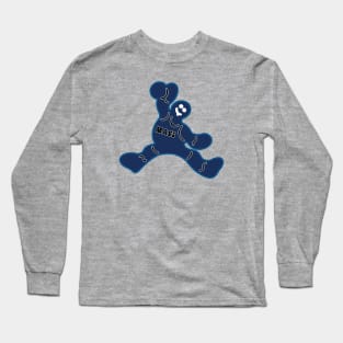 Jumping Dallas Mavericks Gingerbread Man Long Sleeve T-Shirt